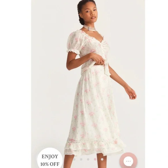 LoveShackFancy Navya skirt